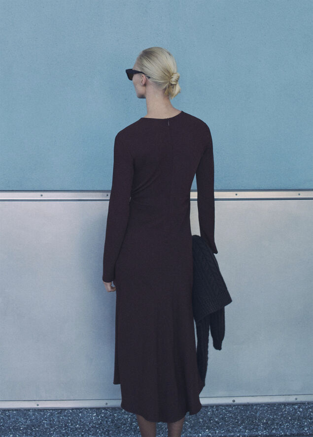 MANGO DRESS. -- GALA Brown