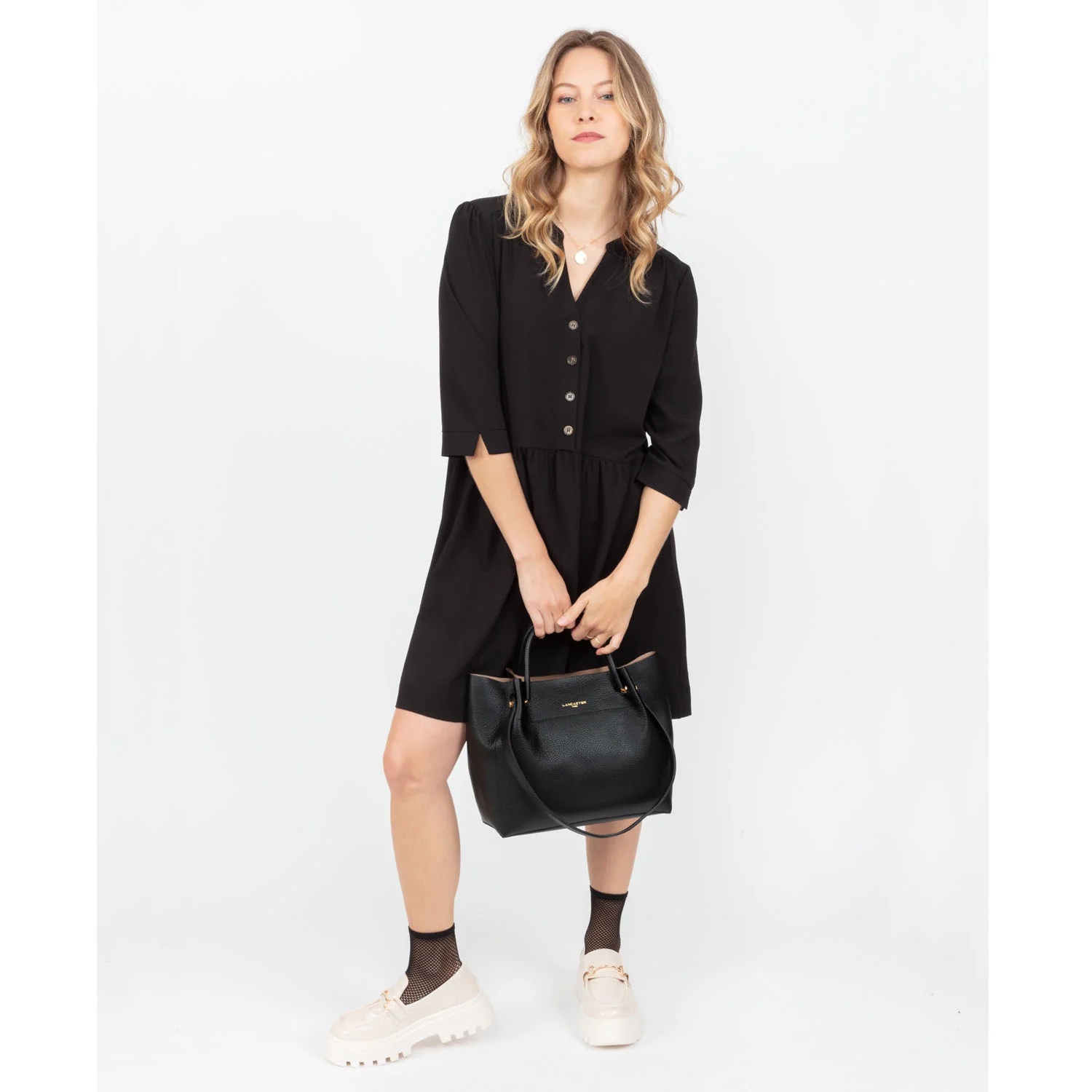 Foulonné Double-Sac cabas épaule
