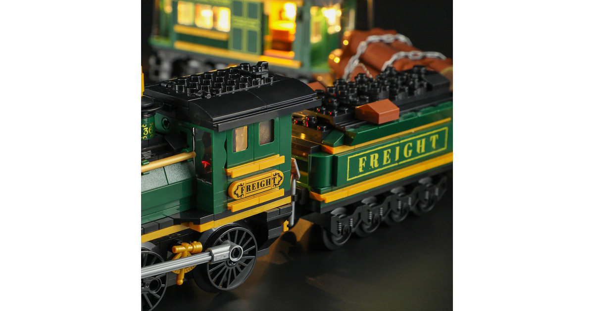LumibricksThe Old West - Western Freight Train Constructiespeelgoed  (F9036)