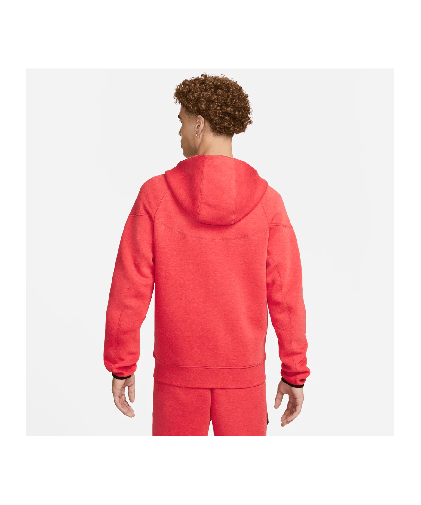Nike Tech Fleece Windrunner Jacke Rot Schwarz F672