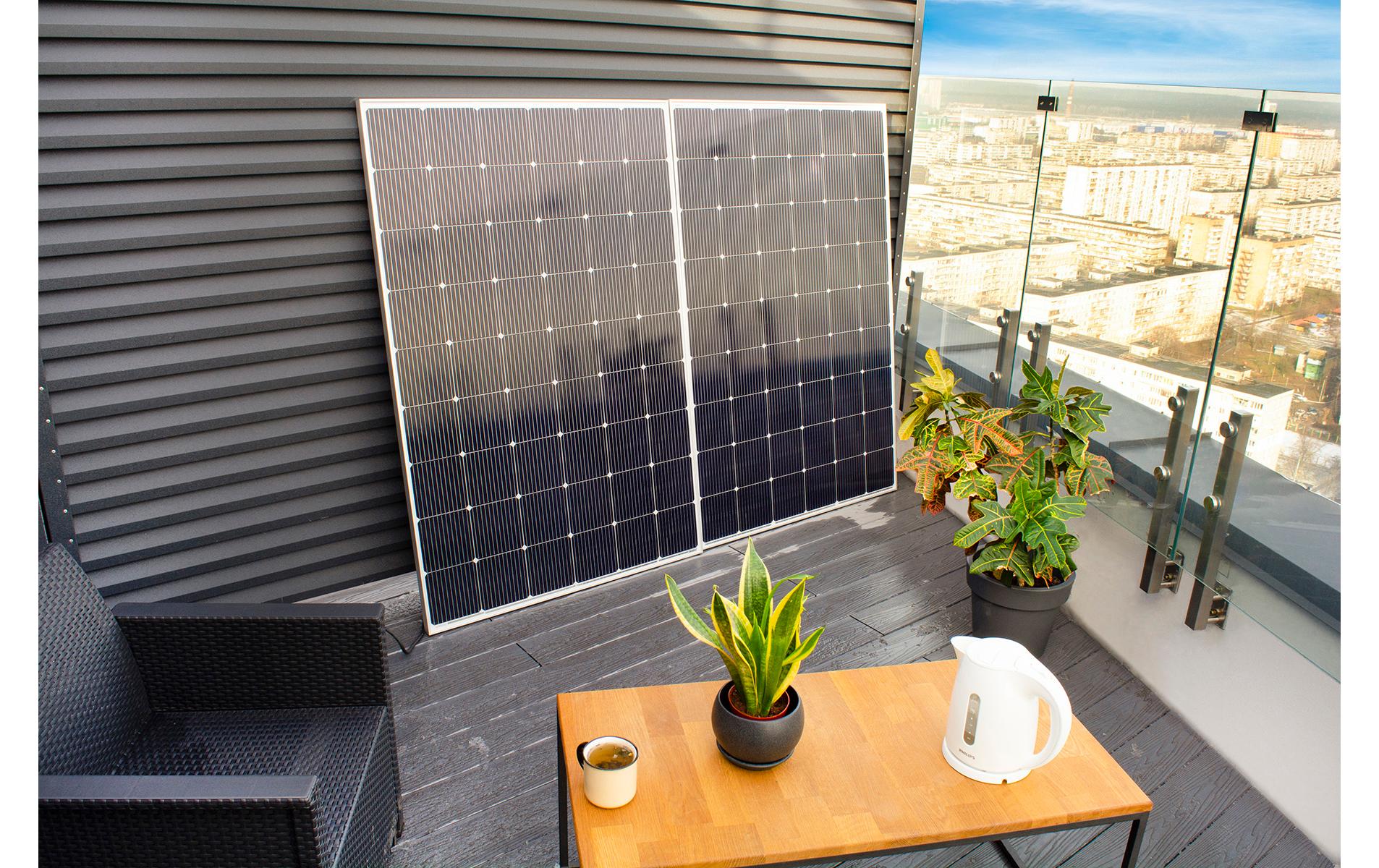 Solaranlage Balkonkraftwerk 600W TX-265<br>Plug-and-Play-Solarsystem geeignet zur Deckung der Grundlast Ihres Hauses während des Tages.