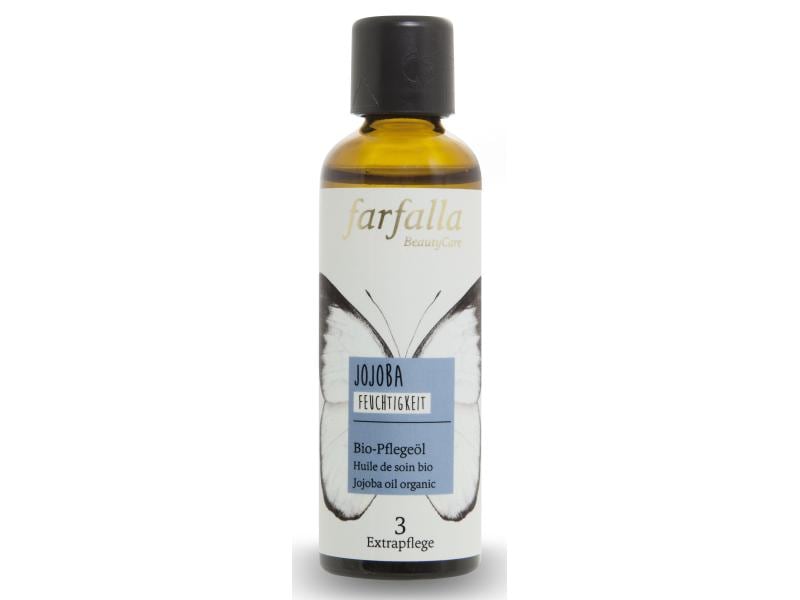 Farfalla Körper- u. Gesichtsöl Bio Jojoba 75 ml Schnell einziehendes und straffendes Bio Öl