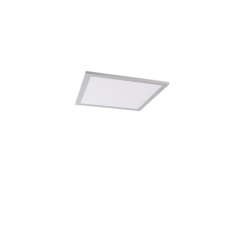 Modern LED-paneel staal 40 cm incl. LED - Liv