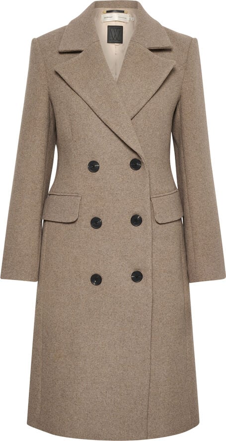 InWear ThoraIW Lapel Coat Sandy grey melange