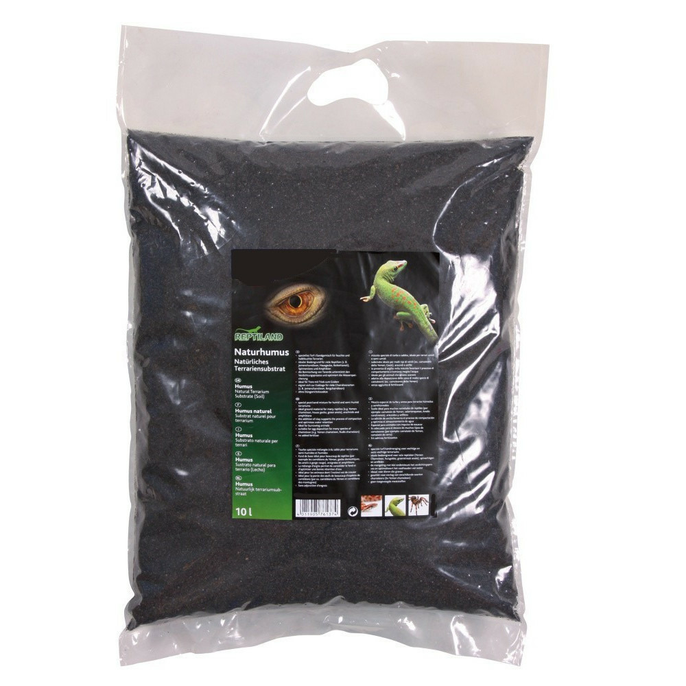 Humus naturel, substrat 20 l - terrarium - tourbe