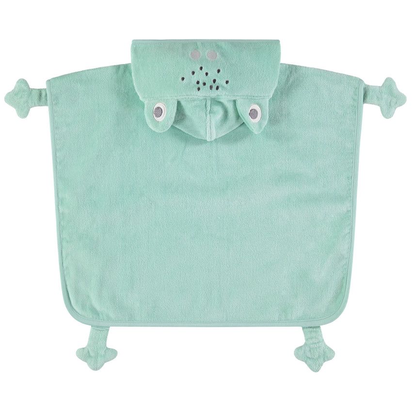 Poncho de bain grenouille à capuche - Vert