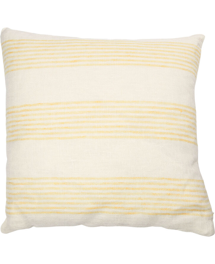 Magasin du Nord Collection STRIPE/GUL, PYNTEPUDE 48x48 CM Gul