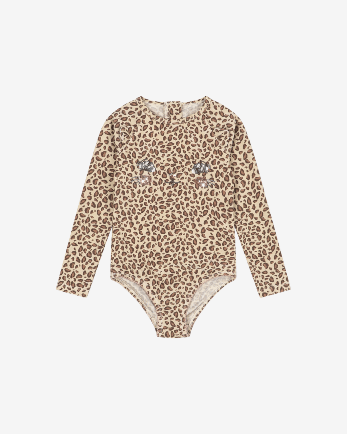 Badedrakt Langermet m/ Glitrende Paljetter – UV 40+ | Kitty LS Swimsuit