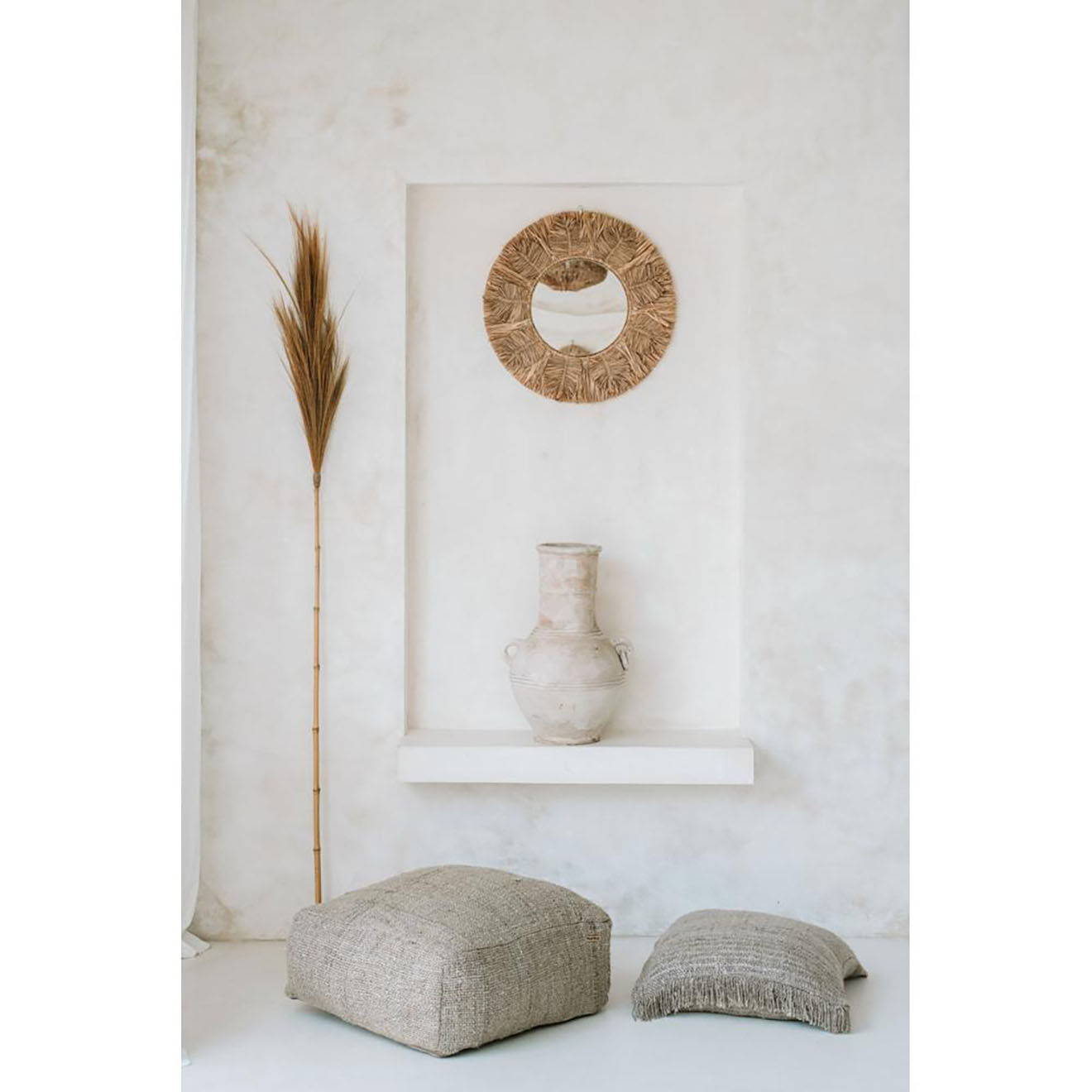 Bazar Bizar Housse de coussin Oh My Gee beige - 60x60 cm