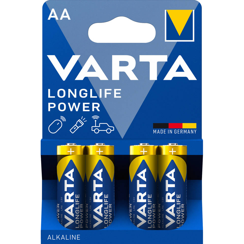 VARTA Longlife Power AA-batterijen 4-delig