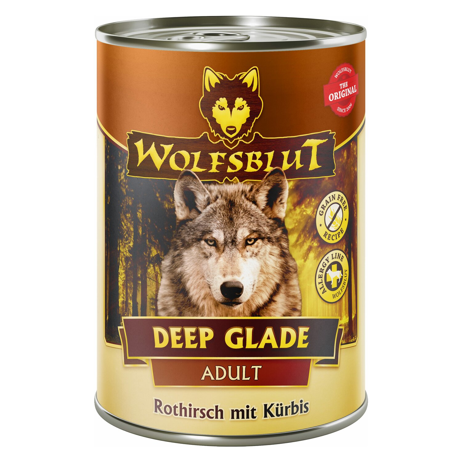 WOLFSBLUT Nassfutter Adult Deep Glade - 395g - Rothirsch