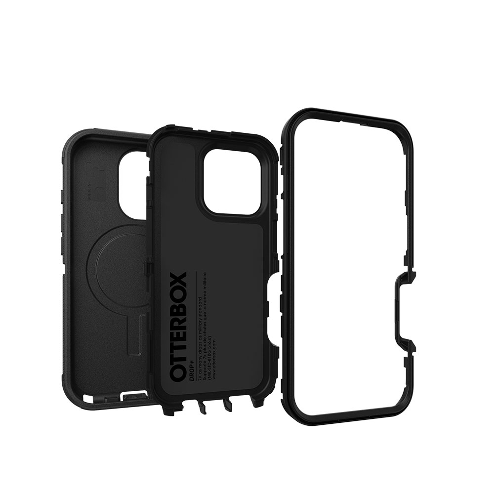 iPhone 16 Pro MagSafe Outdoor Schutz Hülle Defender Series (77-95975) - Schwarz