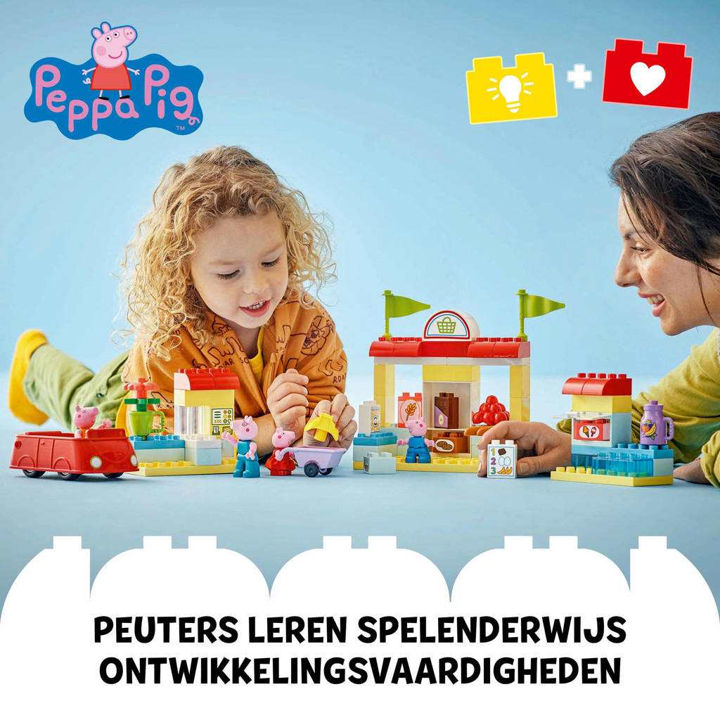 Voor de Peppa big fan!Peppa Big supermarkt Educatief Speelgoed voor Peuters vanaf 2 jaar 10434