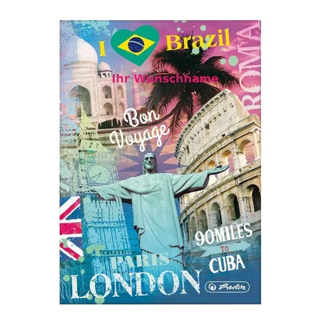 Herlitz Kladde London DIN A5, 96 Blatt, liniert, 70gm²