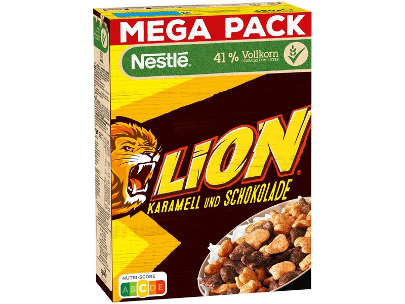 Nestlé Cerealien Lion Cerealien Karamell und Schoko 480 g Schoko-Karamell-Cerealien