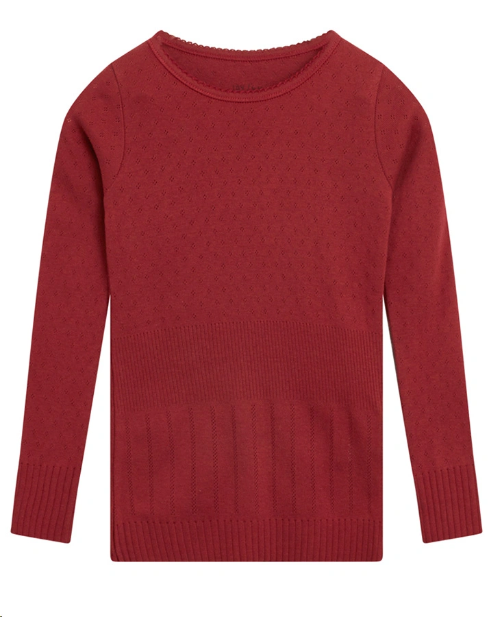 Langarmshirt BASIC DORIA MINI in rosewood