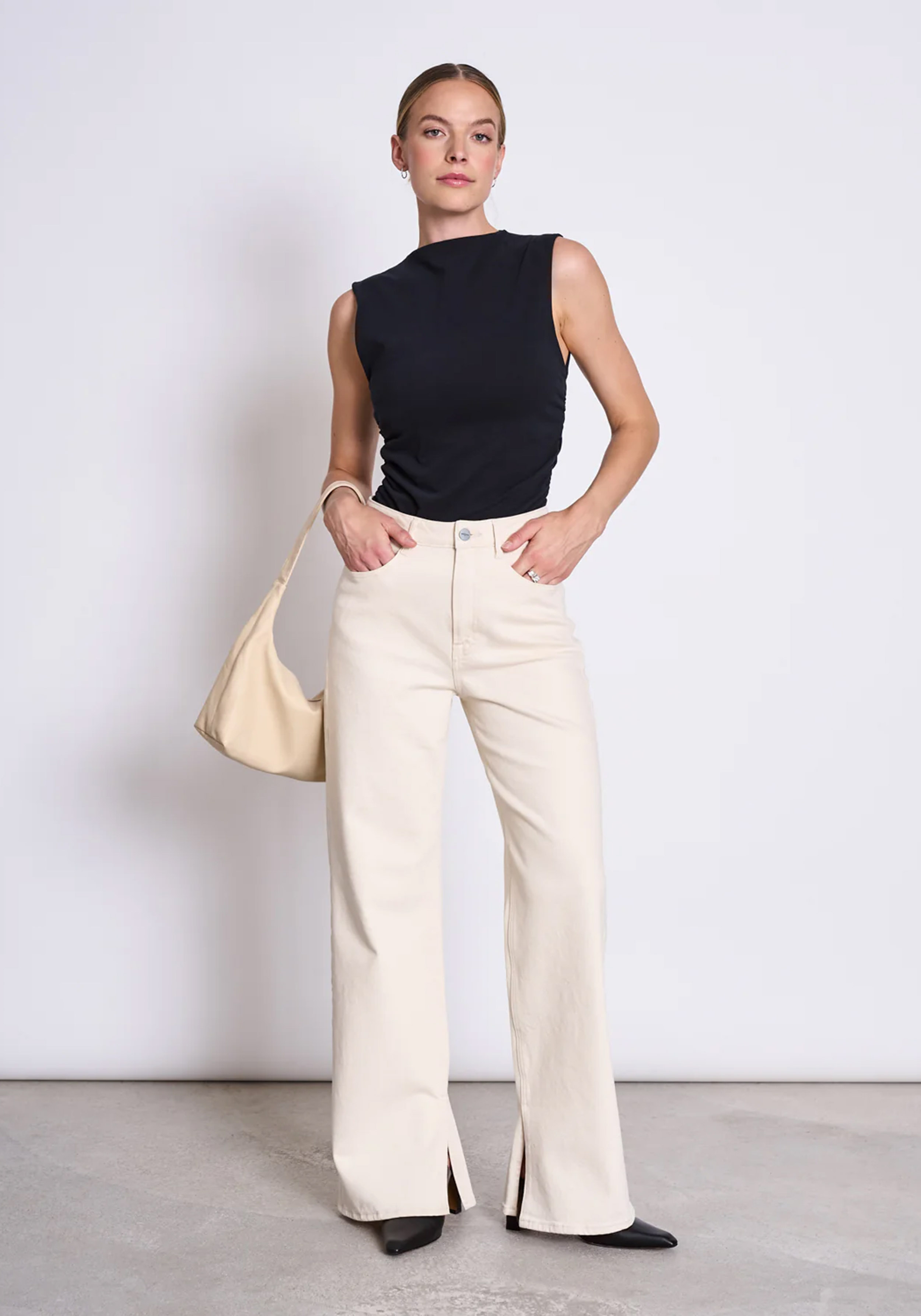 Jan 'n June Top Rafo Ruffle Black