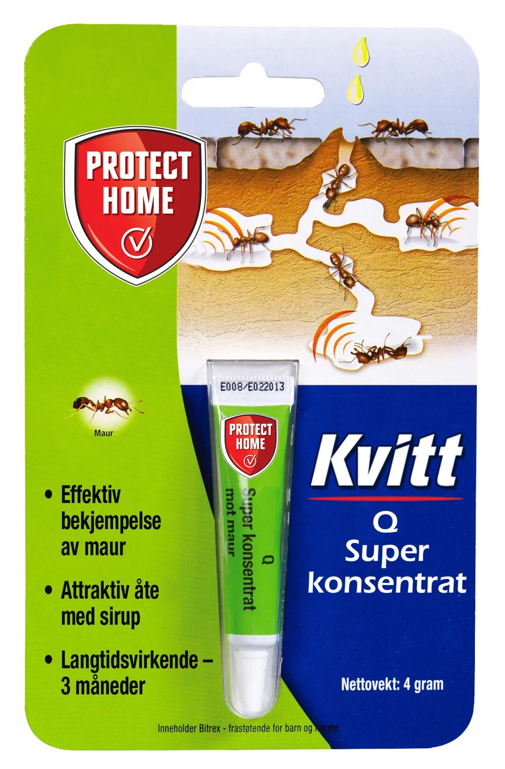 KVITT Q Super konsentrat mot maur 4 g