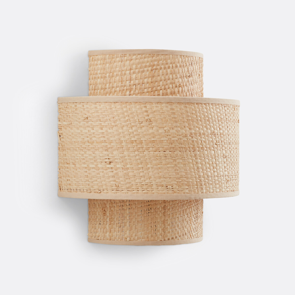 LA REDOUTE INTERIEURS<br>Candeeiro de parede duplo em ráfia, Dolkie