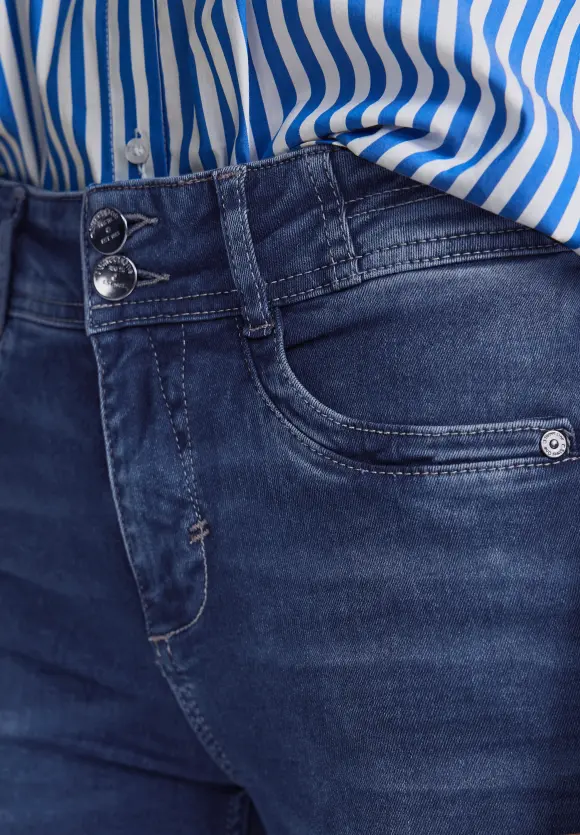 Free to move Jeans - mid blue washed