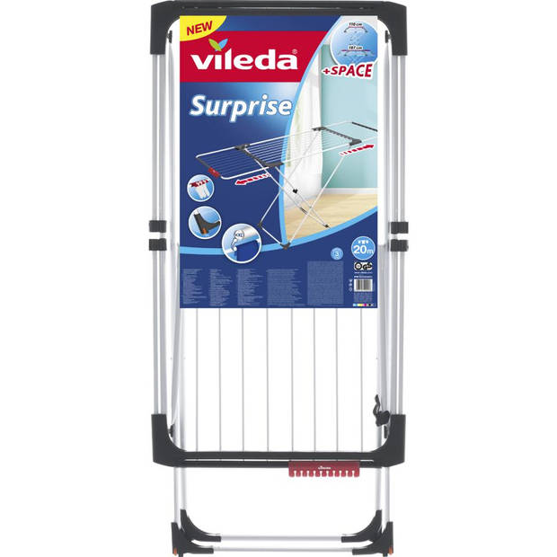Vileda Surprise uitschuifbaar droogrek
