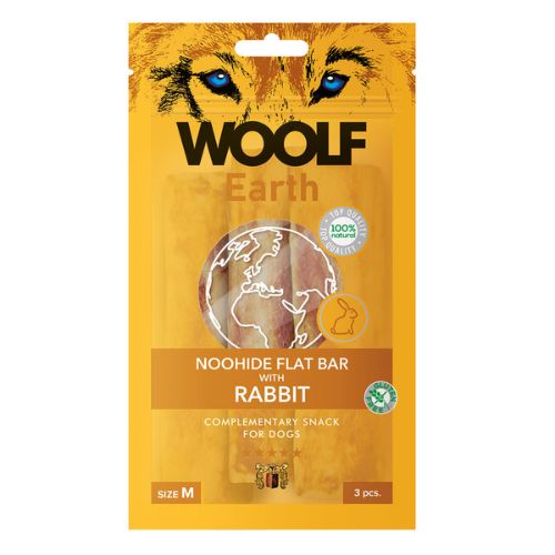 Barra plana Woolf Earth Noohide M com Rabbit