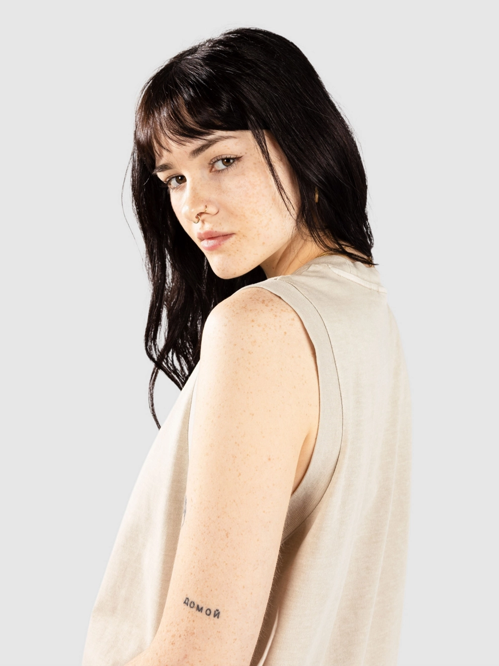 Carhartt WIP Nelson A Tank Top fleur de sel/garment dyed