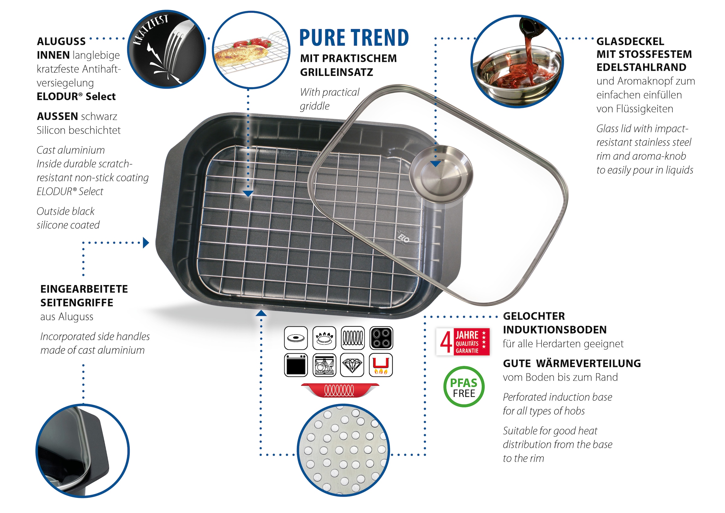 Elo Bräter »Pure Trend« 1 Stk. tlg. Aluminium