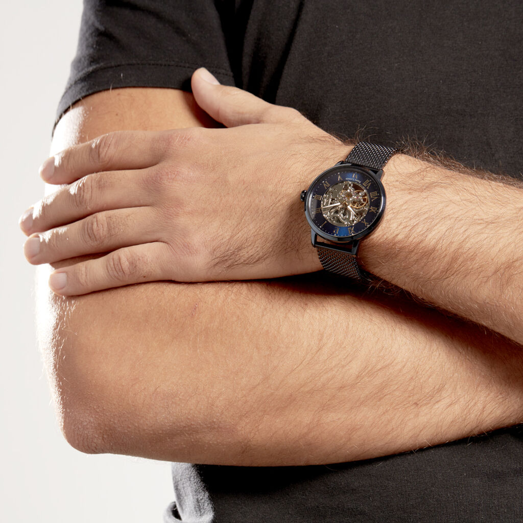 Montre Pierre Lannier Collection Automatic Bleu