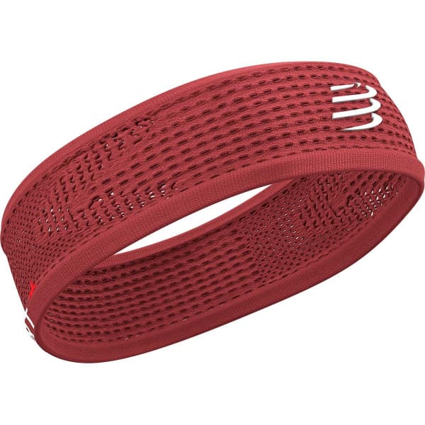 Bandeau running COMPRESSPORT THIN HEADBAND ON/OFF CORAL
