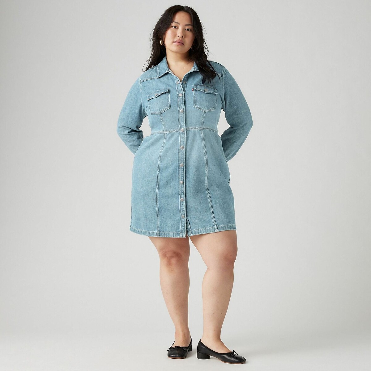 LEVI'S PLUS<br>Hemdjurk em jeans