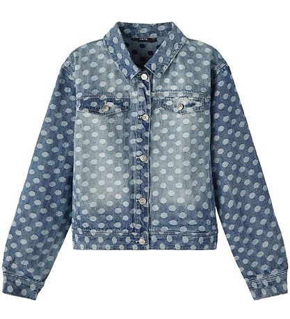 LMTD Denimjakke - NlfDotizza - Medium Blue Denim
