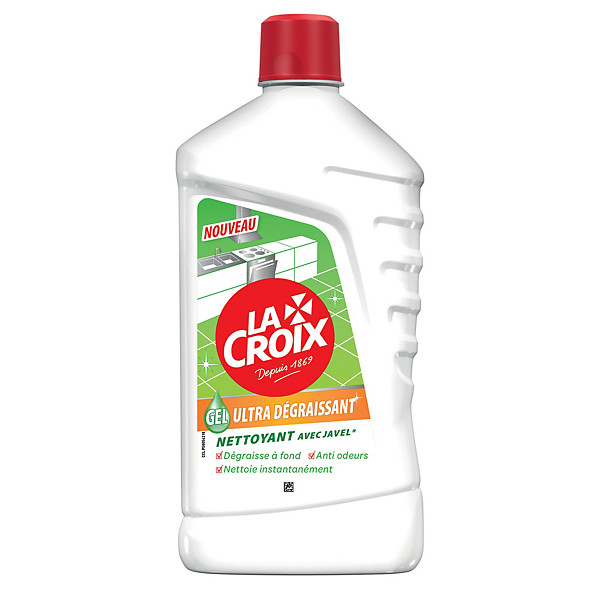 Nettoyant multi-usages gel avec javel ultra-dégraissant La Croix 1 L