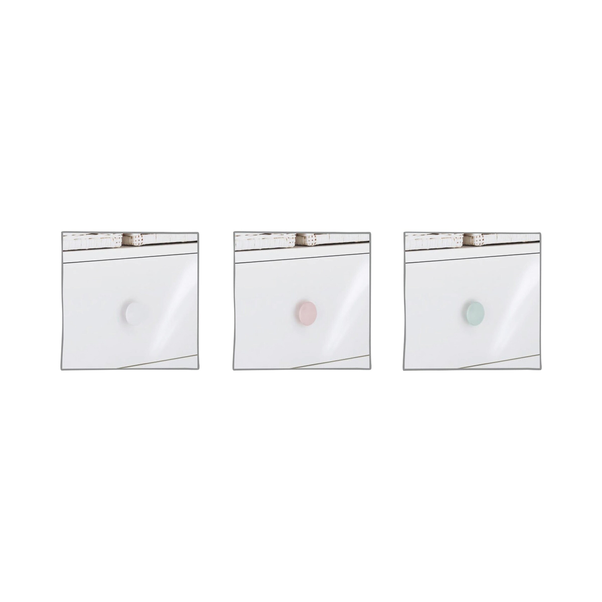 Pinolino 3-tlg. Babyzimmer Florentina extrabreit, inkl. extrabreitem Regalaufsatz