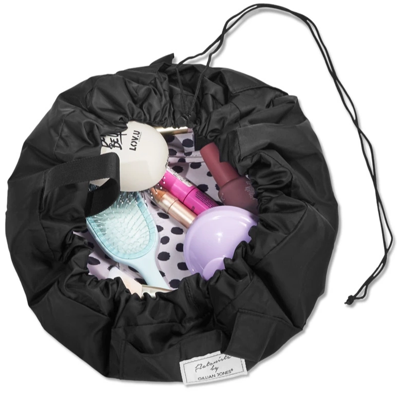 Gillian Jones Pull & Pack Toilet Bag - Black 10015-00