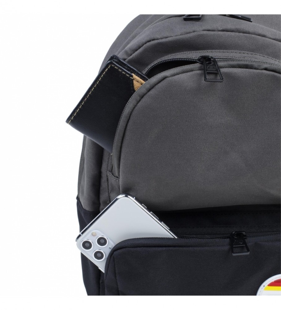 Mochila Skechers S909 Preta - 33x25x12cm