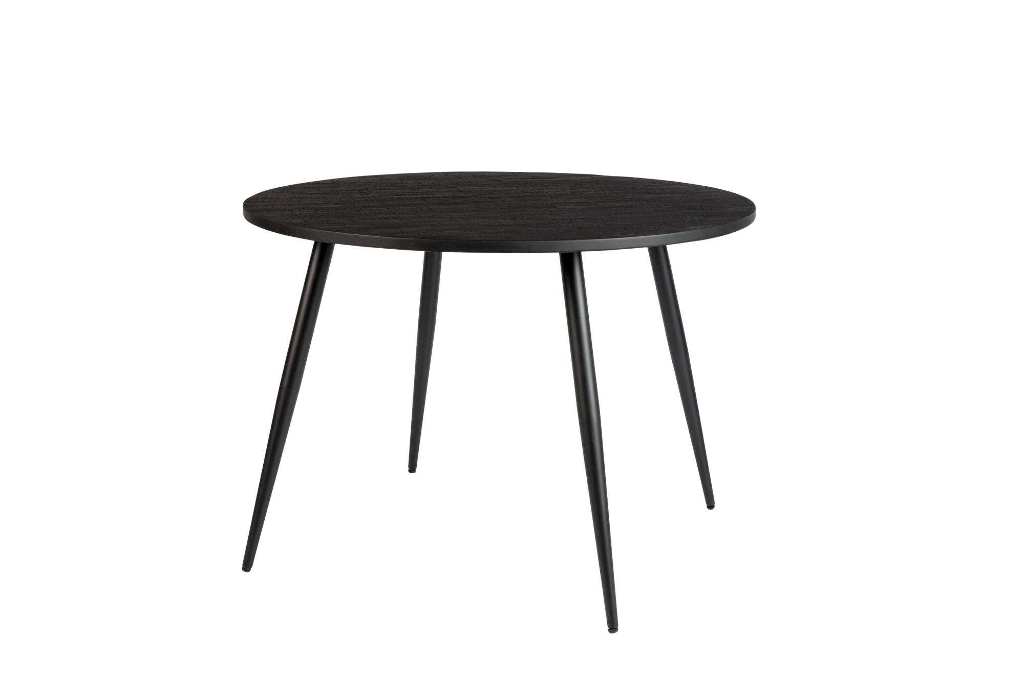 Eettafel Mo  rond zwart  110 cm
