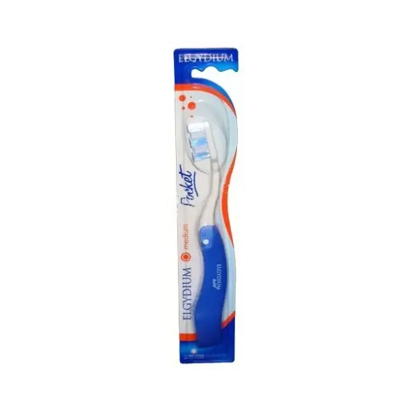 Elgydium Pocket Brosse à Dents de Voyage Medium