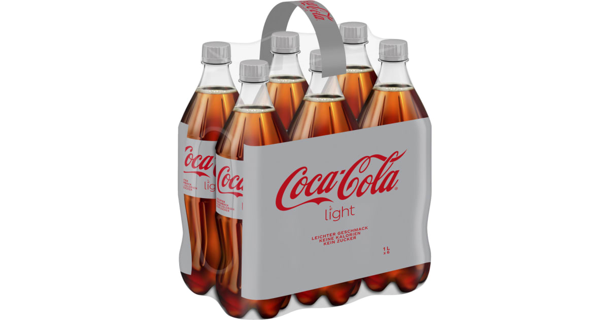 Coca-Cola Light Tray 6x 1,0 Liter (Einweg)