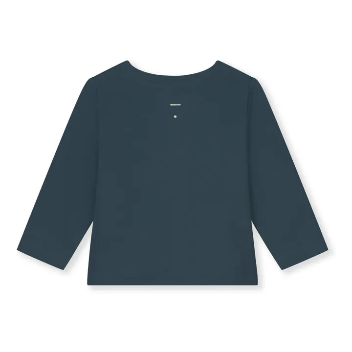 Gray Label Cardigan Coton Bio Bébé | Bleu gris