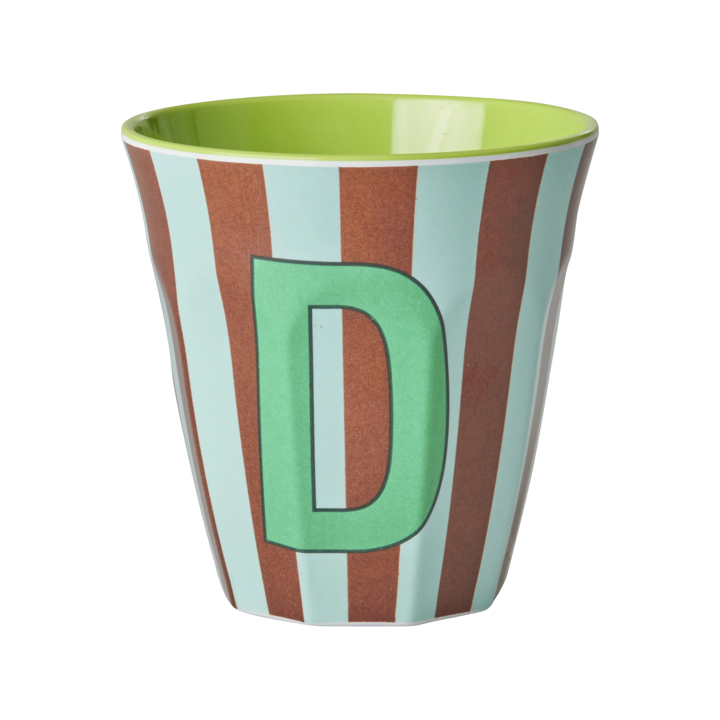 RICE  Melamine Alfabet kop, blå mix - 250 ml.