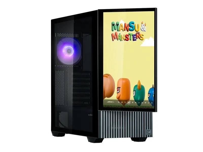Zalman Case Z10DS Sort ATX Mid Tower ARGB-blæser