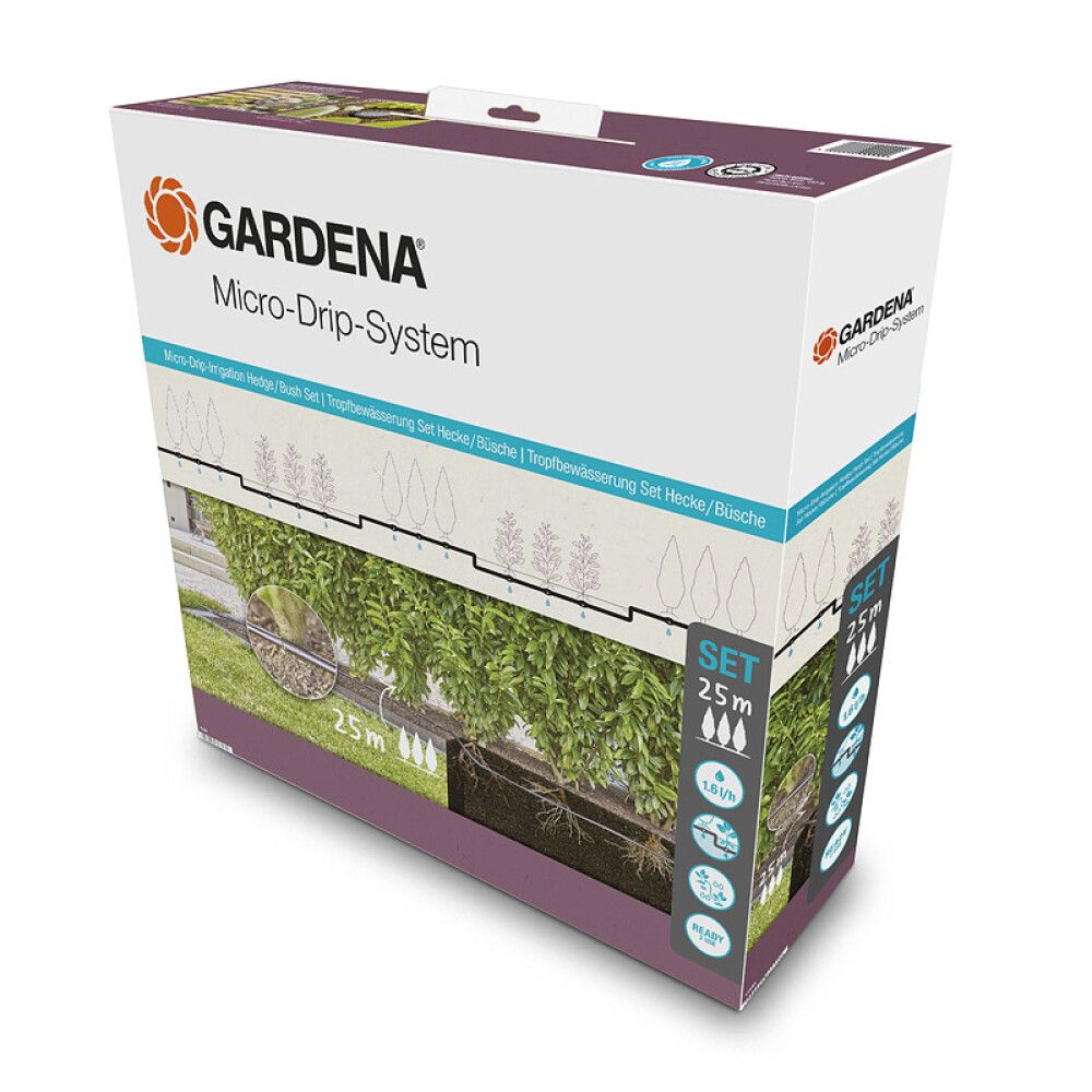 STARTSETT GARDENA MICRO-DRIP-SYSTEM BUSKER/HEKKER 25M