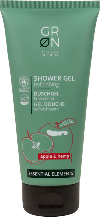 grn Essential Elements Shower Gel Apple & Hemp 200ml