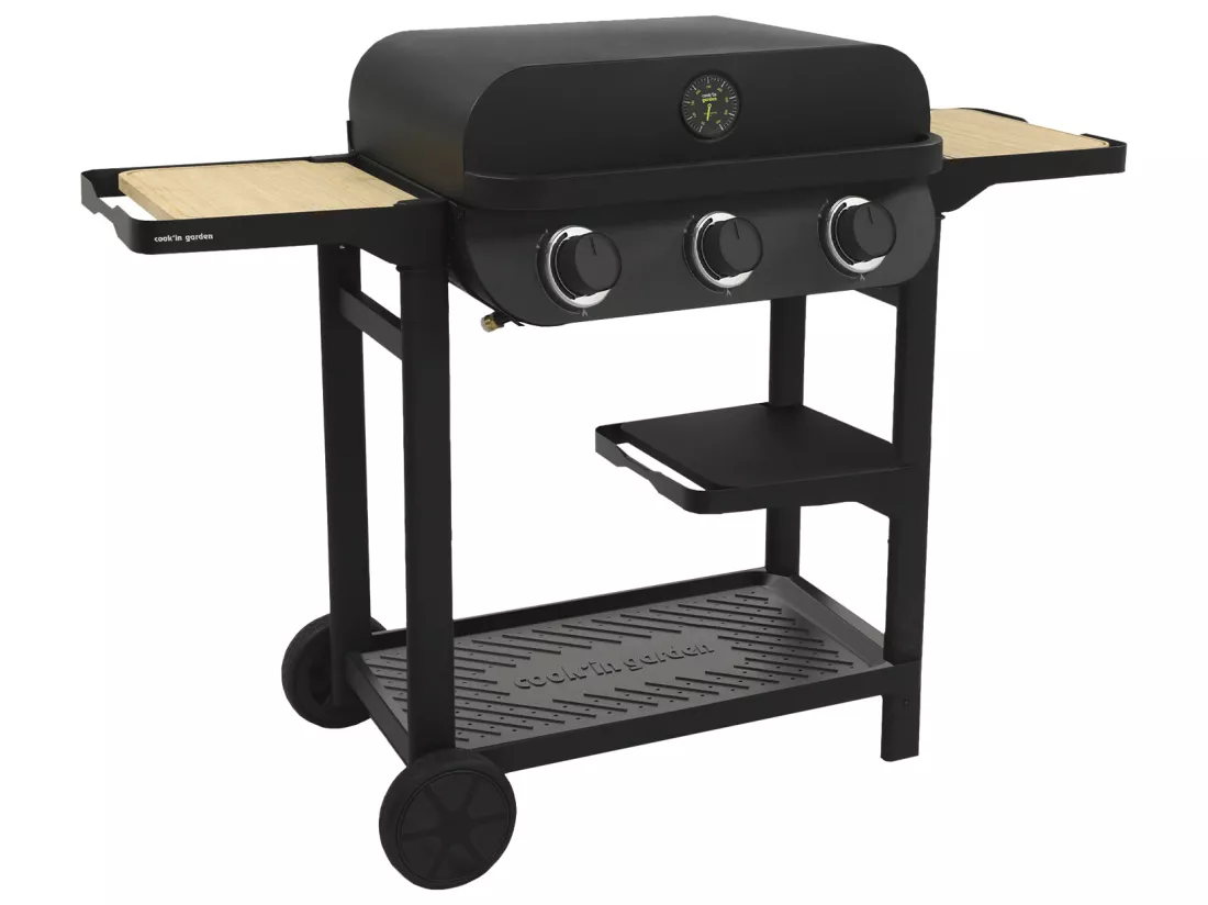 Barbecue gaz FLAVO 60 SC sur chariot - COOK'IN GARDEN