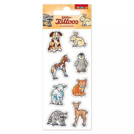 Lutz Mauder Glitter-Tattoo Tierbabys
