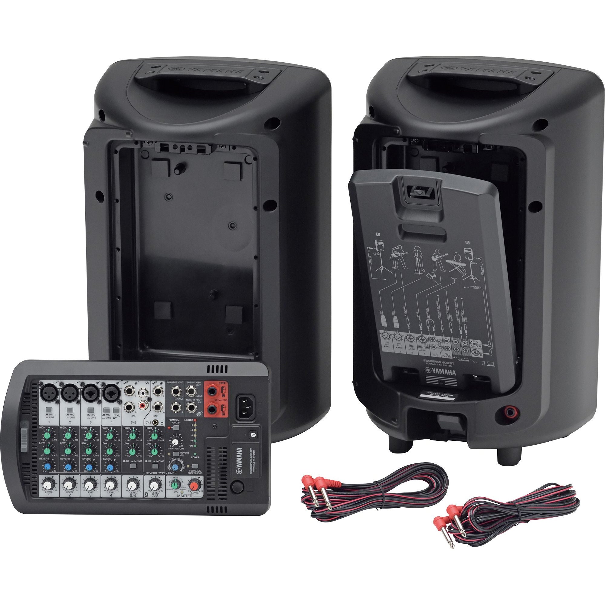 Yamaha Stagepas 400BT draagbaar PA-systeem