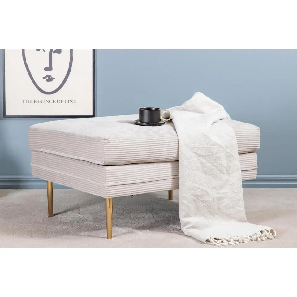Svea - Tess hocker - rib - beige