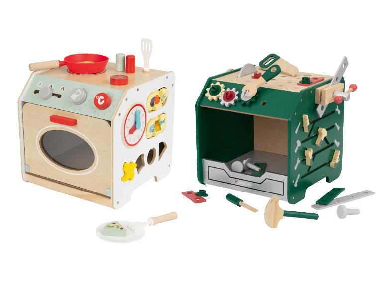 Houten keuken of werkbank