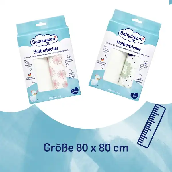 Moltontücher